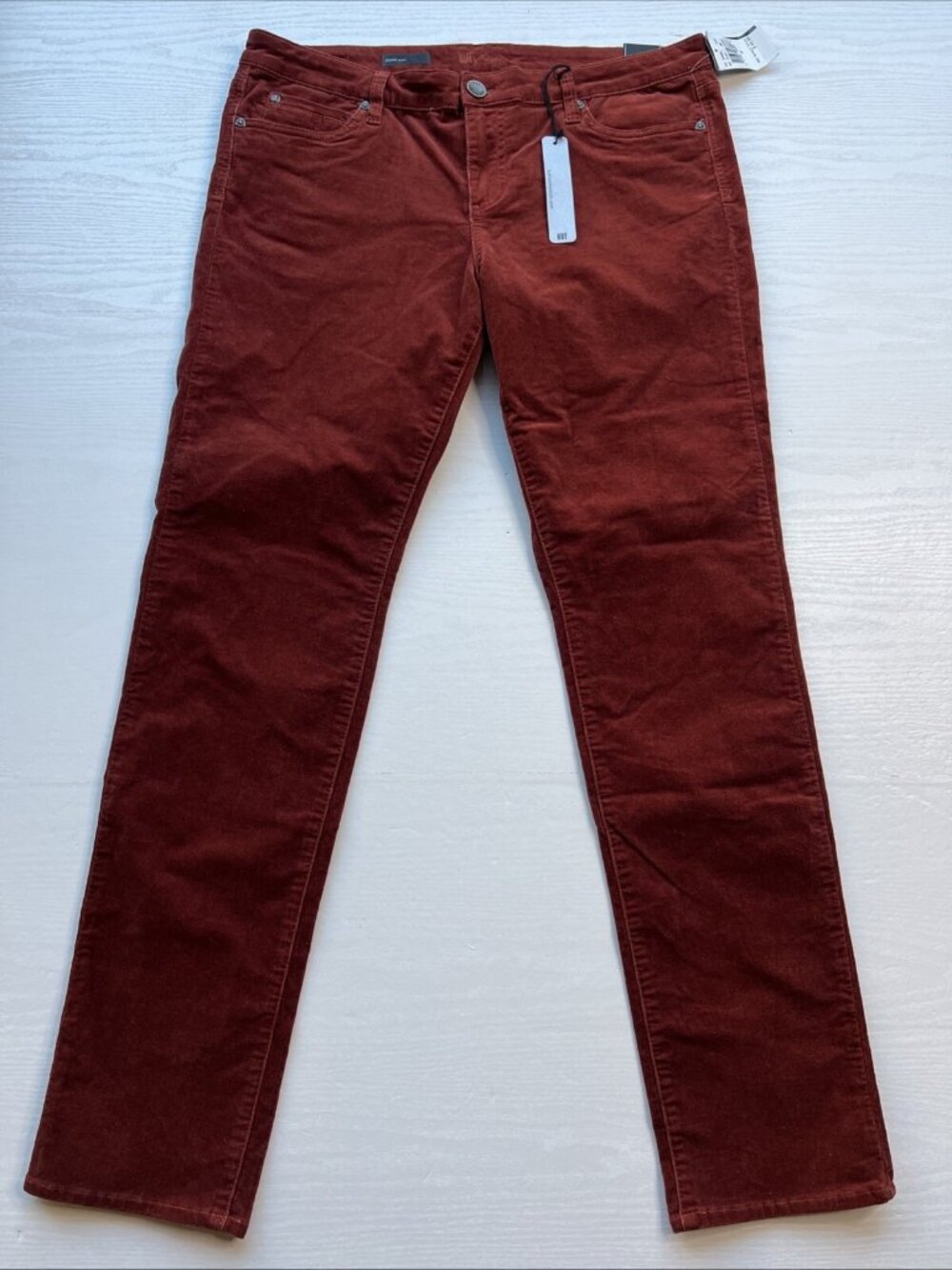 Kut from the Kloth Diana Skinny Corduroy Jean. Brown Full Length Womens 16 New